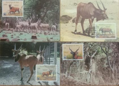 World Wide Fund For Nature Giant Eland  Set of 4 (Maxim Card)