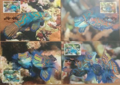 World Wide Fund For Nature Mandarinfish  Set of 4 (Maxim Card)