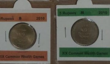 5 Rupee - XIX Commonwealth Games - 4 NOS -   C/ B/ H/ N_UNC  Mint