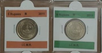 5 Rupee - Medical Research- 4 NOS -   C/ B/ H/ N_UNC  Mint