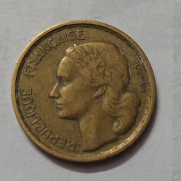 10 Centimes 1952 Liberte Egalite Fraternite (used)