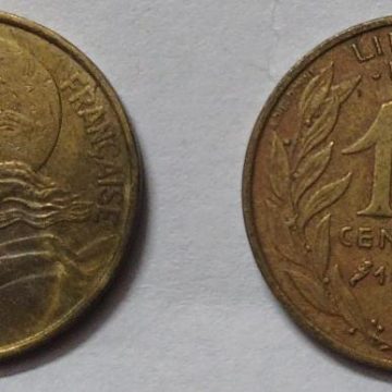 10 Centimes 1963 Liberte Egalite Fraternite (used)