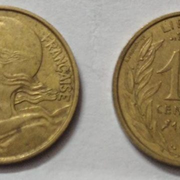 10 Centimes 1969 Liberte Egalite Fraternite (used)