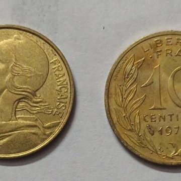 10 Centimes 1979 Liberte Egalite Fraternite (used)