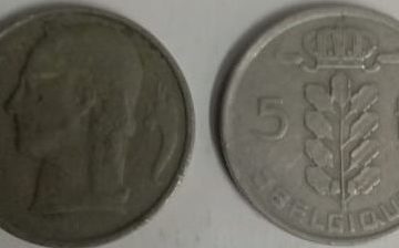 BELGIUM 5 FRANC 1960(Used)