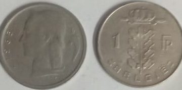 BELGIUM 1 FRANC 1965(Used)