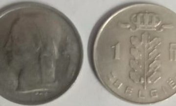 BELGIUM 1 FRANC 1977(Used)