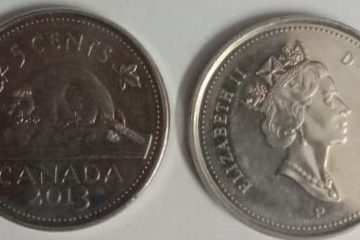 5 Cents Canada 2013 Elizabeth II D.G Regina (unc)
