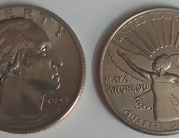 American Women  Quarter Dollar Coin - Maya Angelou