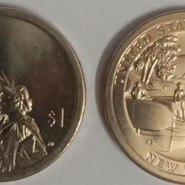 1 Dollar New York  2021 (UNC)