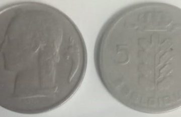 BELGIUM 5 FRANC 1966(Used)