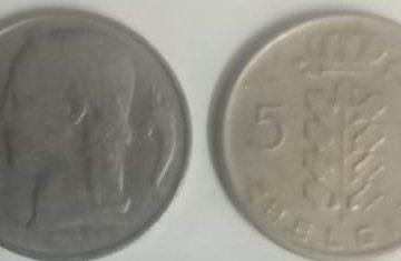 BELGIUM 5 FRANC 1971(Used)