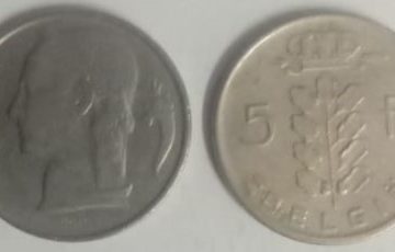 BELGIUM 5 FRANC 1972(Used)