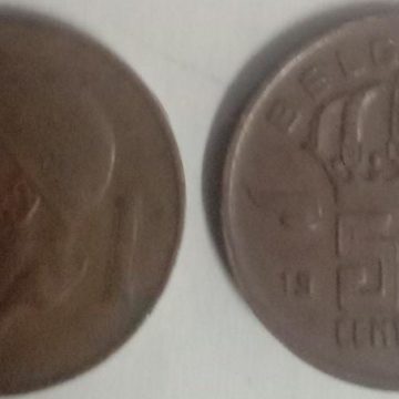 BELGIUM  50 Cent -1958 (used)