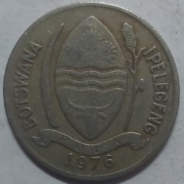 BOTSWANA 10 Thebe 1976 (USED)
