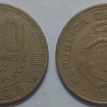 COASTARICA 100 Colones 1997 (used)