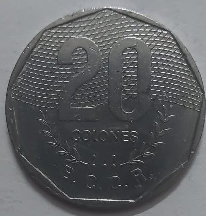 COASTARICA 20 Colones 1983 (used)