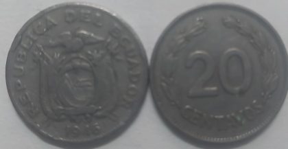 Ecuador 20 Centavos 1946 (Used)