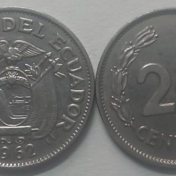 Ecuador 20 Centavos 1962 (Used)
