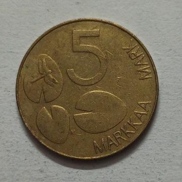 Finland  5 Markka 1993  (Used)