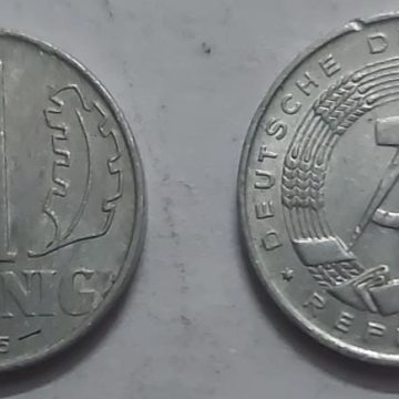 GERMANY 1 PFENNIG 1965 East Germany (USED)