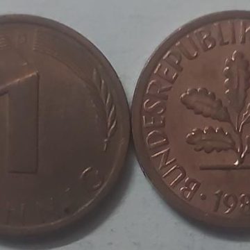 GERMANY 1 PFENNIG 1983 (USED)