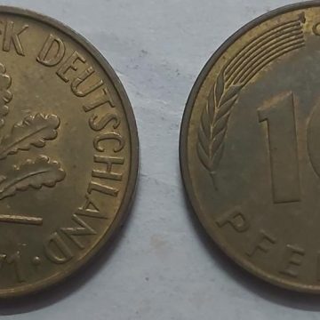GERMANY 50  PFENNIG 1971 (USED)