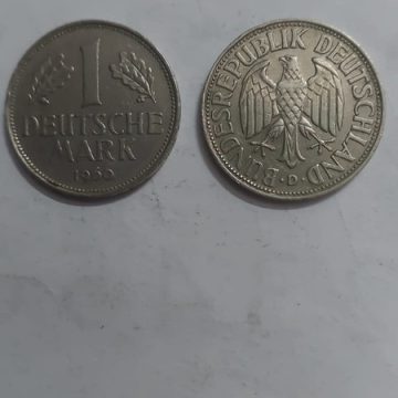 GERMANY Deutsche 1 MARK 1960 (USED)