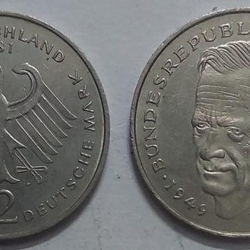 GERMANY Deutsche 2 MARK 1981 (USED)