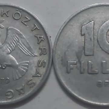 HUNGARY 10 Filler 1970 (used)