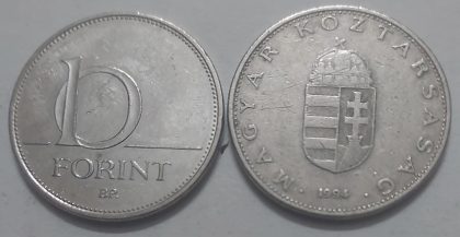 HUNGARY 10 Forint 1994 (used)