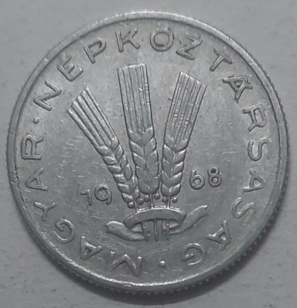 HUNGARY 20 Filler 1968 (used) - Image 2
