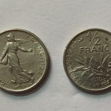 Half Franc 1970 Liberte Egalite Fraternite (used)
