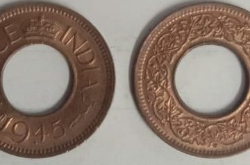 British India Coin GEORGE VI-1 PICE1945(used)(COPPER)