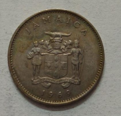JAMAICA 10 Cents 1969 (used) - Image 2