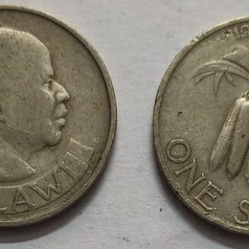 MALAWI 1 SHILLING 1964 (used)
