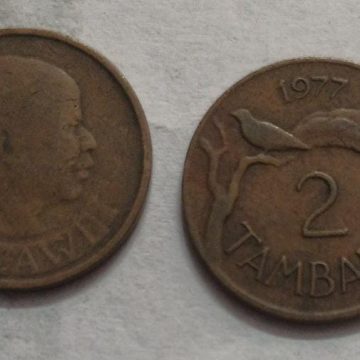 MALAWI 2 TAMBALA 1977 (used)