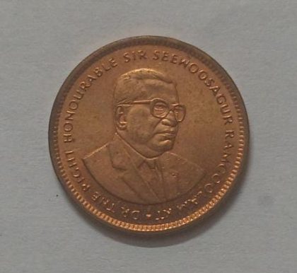 MAURITIUS 5 CENTS 1996 (used)