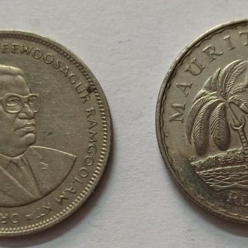 MAURITIUS 5 RUPEE 2012 (used)