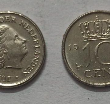 NEDERLAND-10 CENT 1972 (Used)