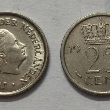 NEDERLAND-25 CENT 1948 (Used)