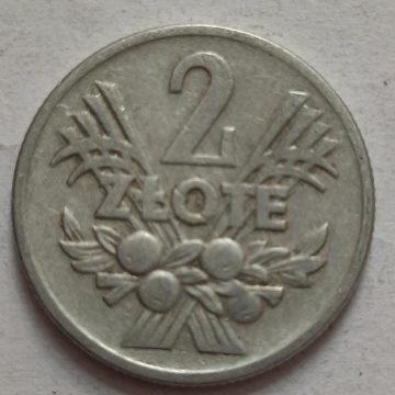 POLAND 2 ZTOTE 1960 (USED)