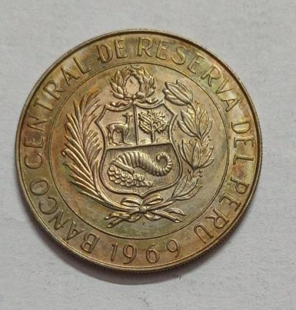 Peru 10 Soles 1969 (USED) - Image 2