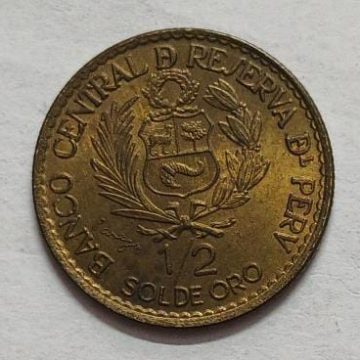 Peru Half Centavos 1965 (USED)