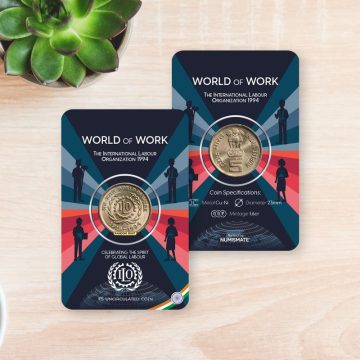 World  OF Work  The International Labour Organization -1994  ATM card Rs.5