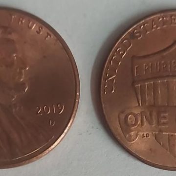 U.S.A. 1-CENT 2019 (used)
