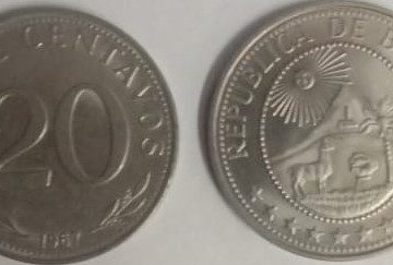 BOLIVIA 20 Cent -1967