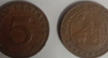 BOLIVIA 5 Cent -1965