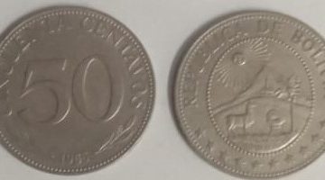 BOLIVIA 50 Cent -1965