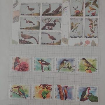 Thematic Birds Stamps of SINGAPORE 18 Stamps Mint